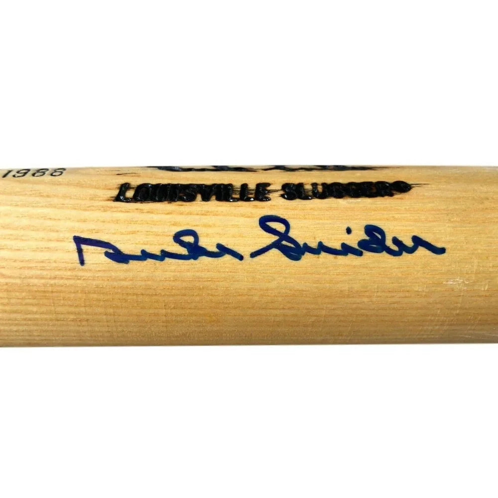 Duke Snider Autographed Baseball Bat - Signed Home Run Stat with COA - Brooklyn & LA Dodgers Memorabilia #D/407 - Perfect for Collectors, Sports Fans, and Home Decor