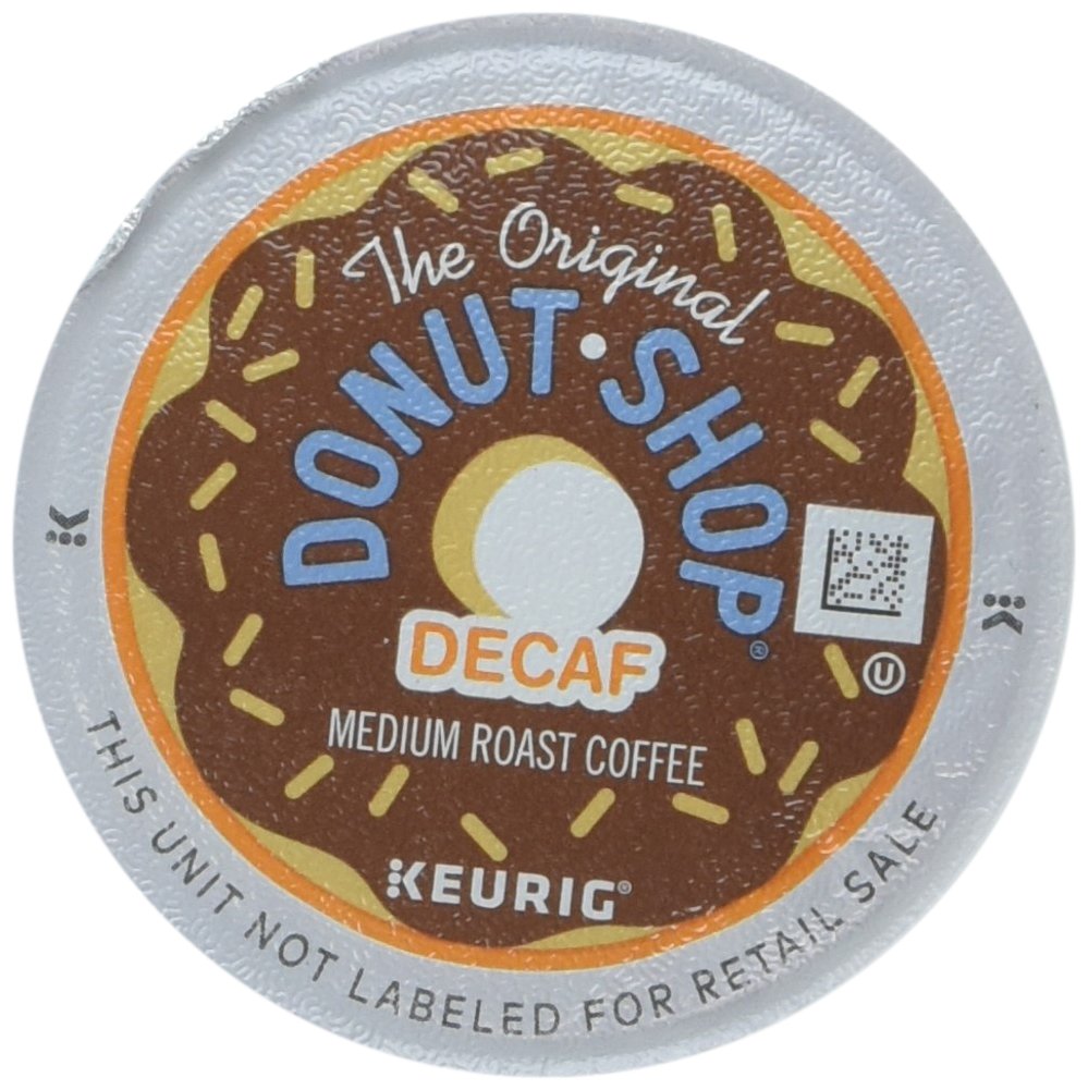 The Original Donut Shop Decaf Coffee Pods - 18 K-Cups for Keurig Brewers | Perfect for Afternoon Relaxation & Nighttime Enjoyment