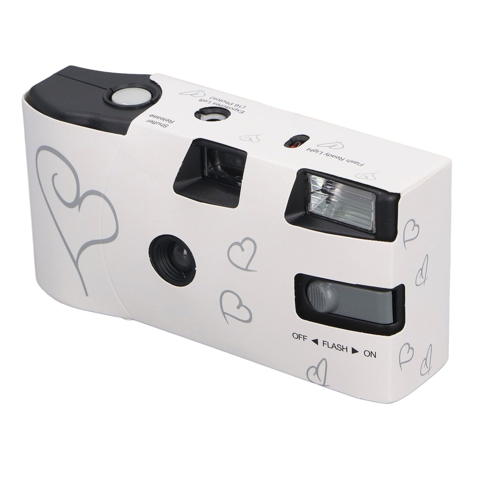 Disposable Camera with Flash - 27 Exposures 35mm Color Film, Retro Single Use Film Camera for Wedding, Anniversary, Birthday Parties - Perfect for Travel, Events & Special Moments
