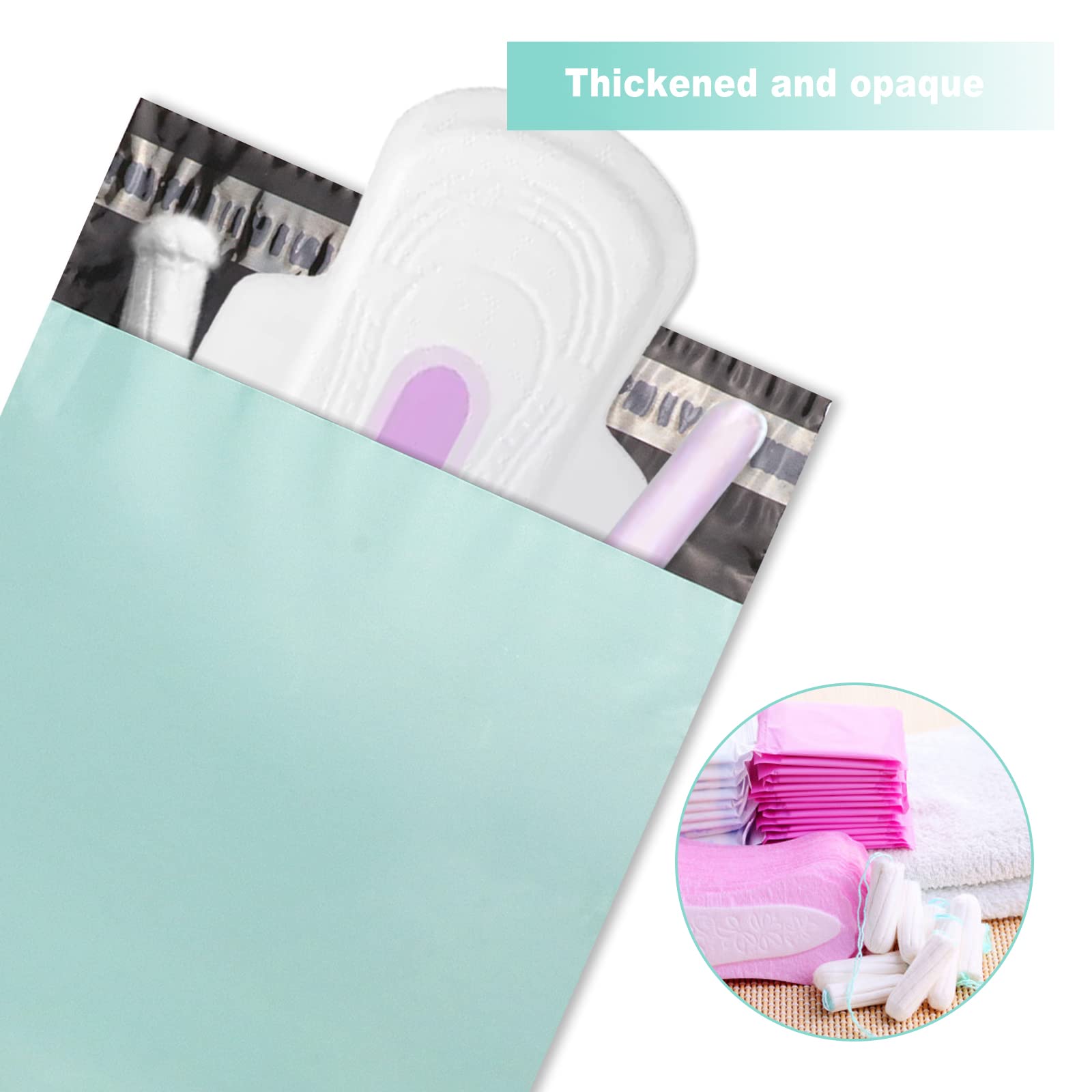 Eco-Friendly Women's Sanitary Disposal Bags - 100 Count Self-Sealing Feminine Hygiene Bags for Discreet Disposal of Pads, Tampons & Incontinence Wipes | Perfect for Travel, Home & Public Restrooms