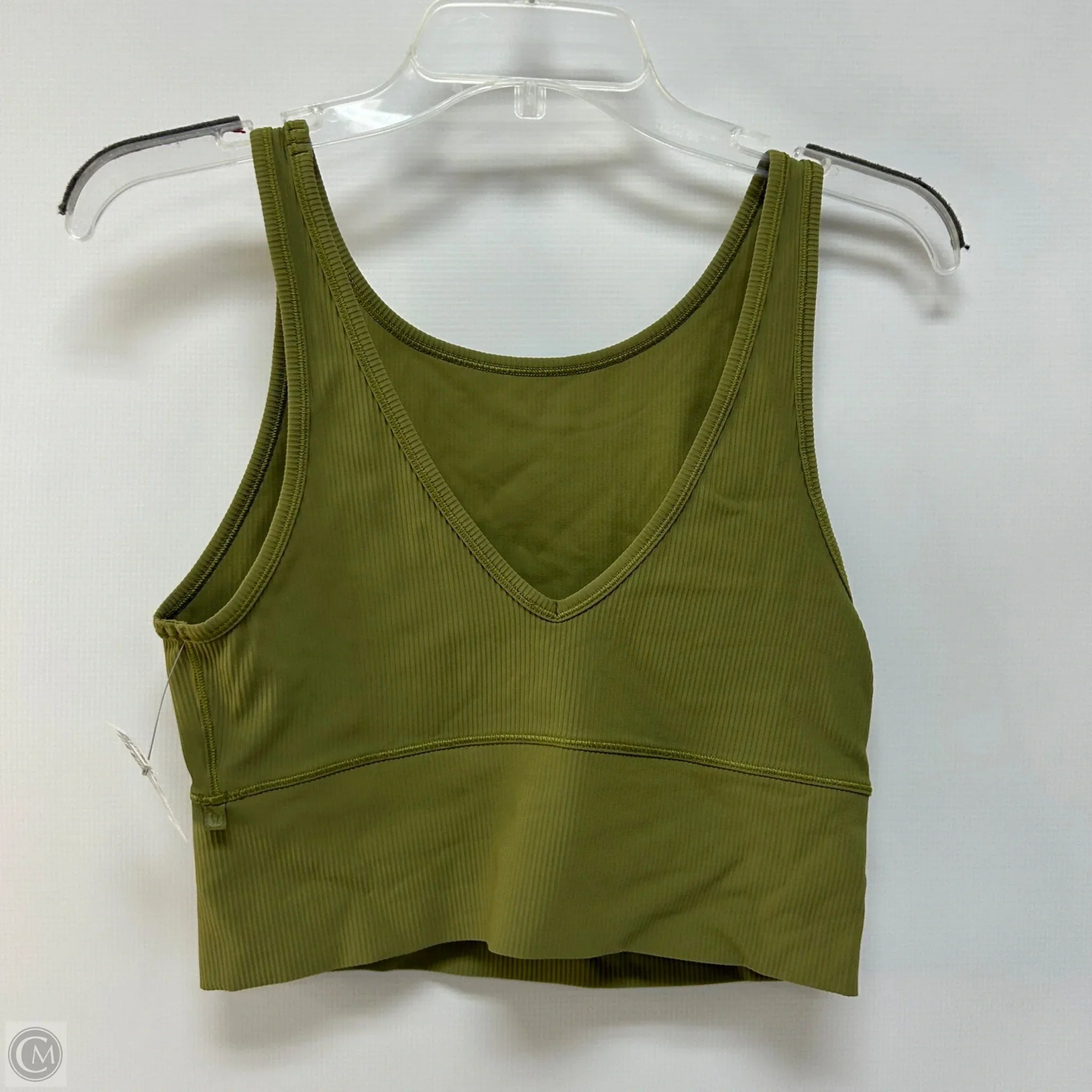 Lululemon Green Athletic Sports Bra - Size Large for Women | High-Impact Workout, Yoga & Running Support