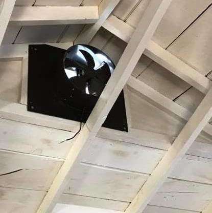 iSolar 40W-GAB Solar Attic Fan - 100% Solar Powered, All-in-One Design for Year-Round Attic Ventilation - Keep Your Home Cool & Energy Efficient - Perfect for Hot Climates & Home Comfort Improvement - HGTV's Bryan Baeumler Recommended