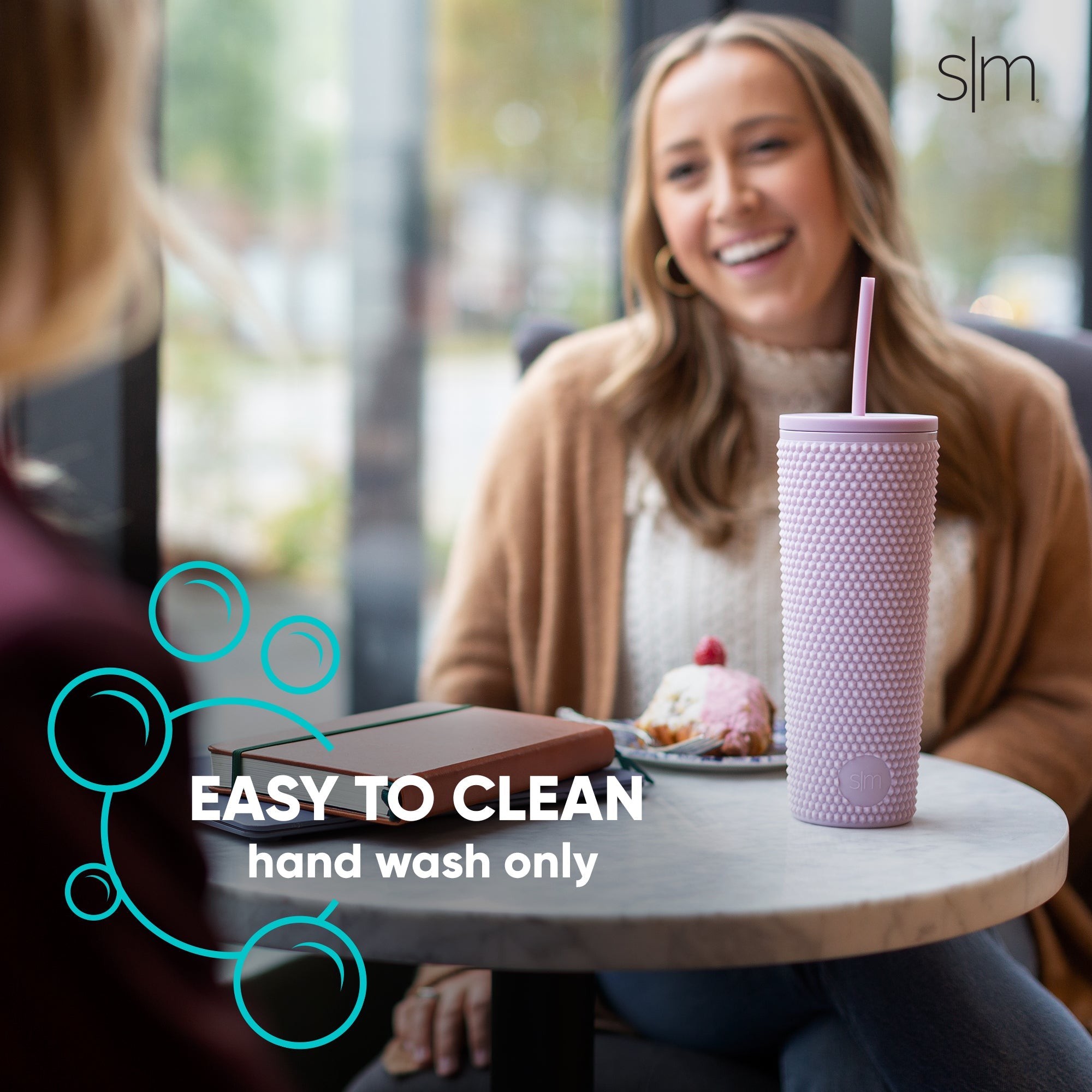 Textured Plastic Classic Tumbler with Straw Lid - Insulated Reusable Water Bottle for Hot & Cold Drinks - Perfect for Office, Gym, Travel and Outdoor Activities