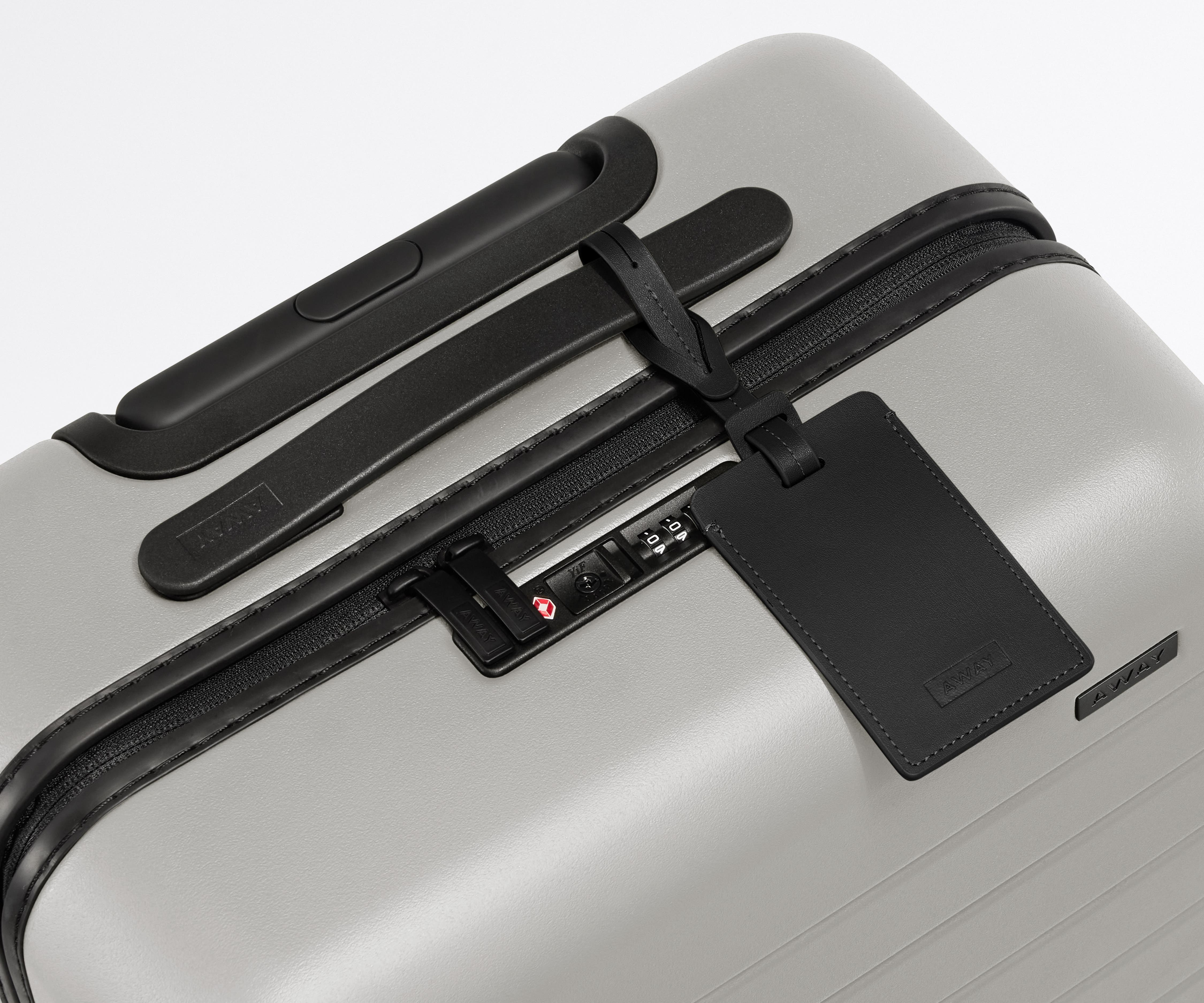 Cloud Gray Carry On Luggage - Lightweight & Durable Suitcase for Air Travel, Business Trips & Weekend Getaways