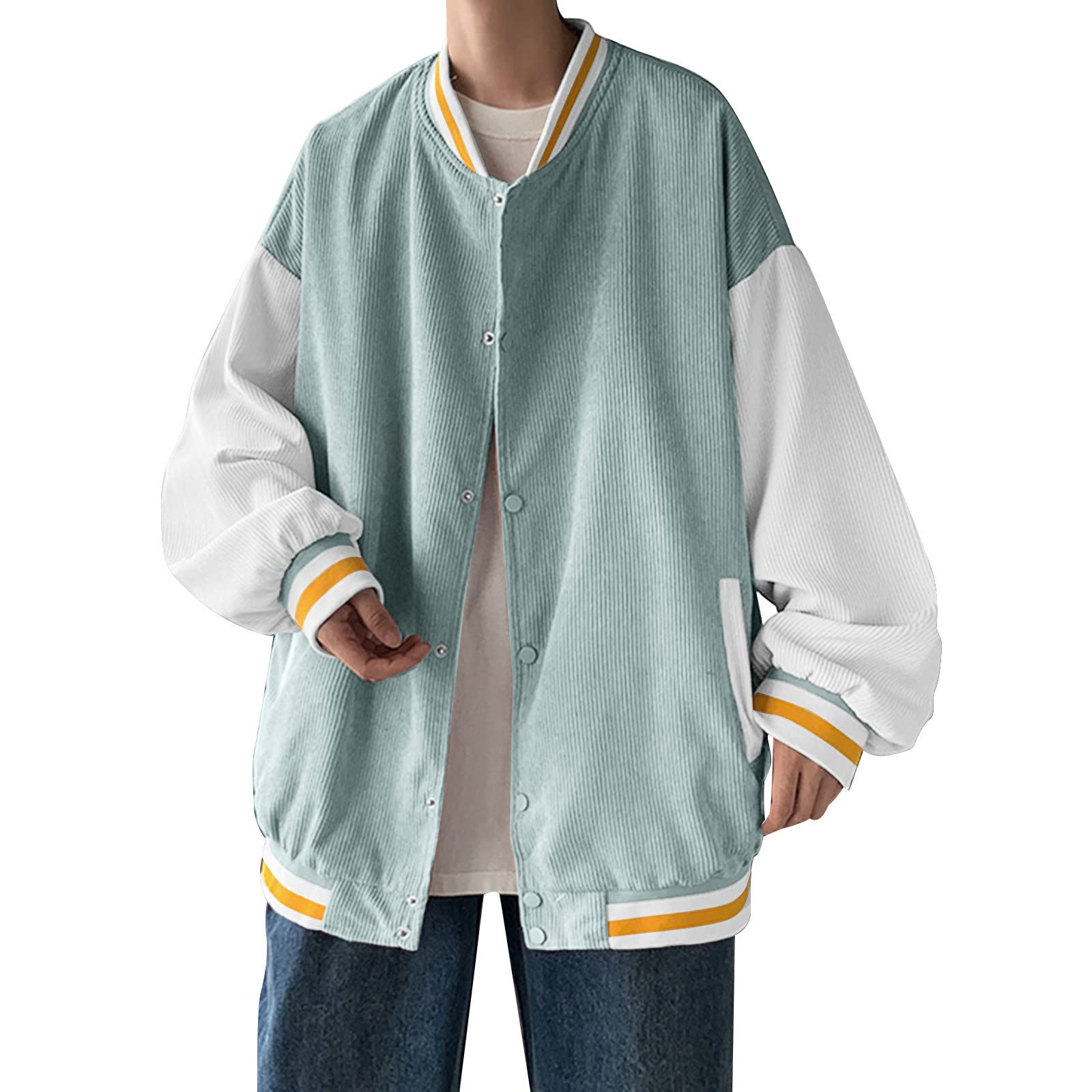 Men's Casual Long Sleeve Pullover Sweater - Autumn Winter Fashion Top Blouse for Daily Wear, Office & Outdoor Activities
