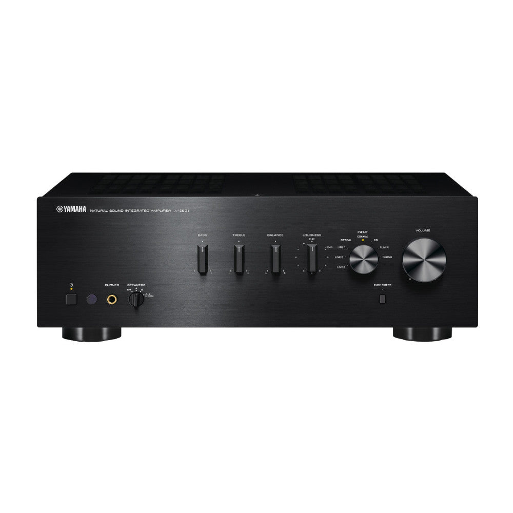 Yamaha A-S501 Stereo Integrated Amplifier - High Power Home Audio Receiver with Phono Input for Turntables, Perfect for Vinyl Records & Hi-Fi Music Systems