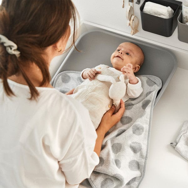 Leander Matty Changer - Premium Baby Changing Pad with Safety Straps | Waterproof & Portable Diaper Changing Station for Nursery, Travel & On-the-Go Parents