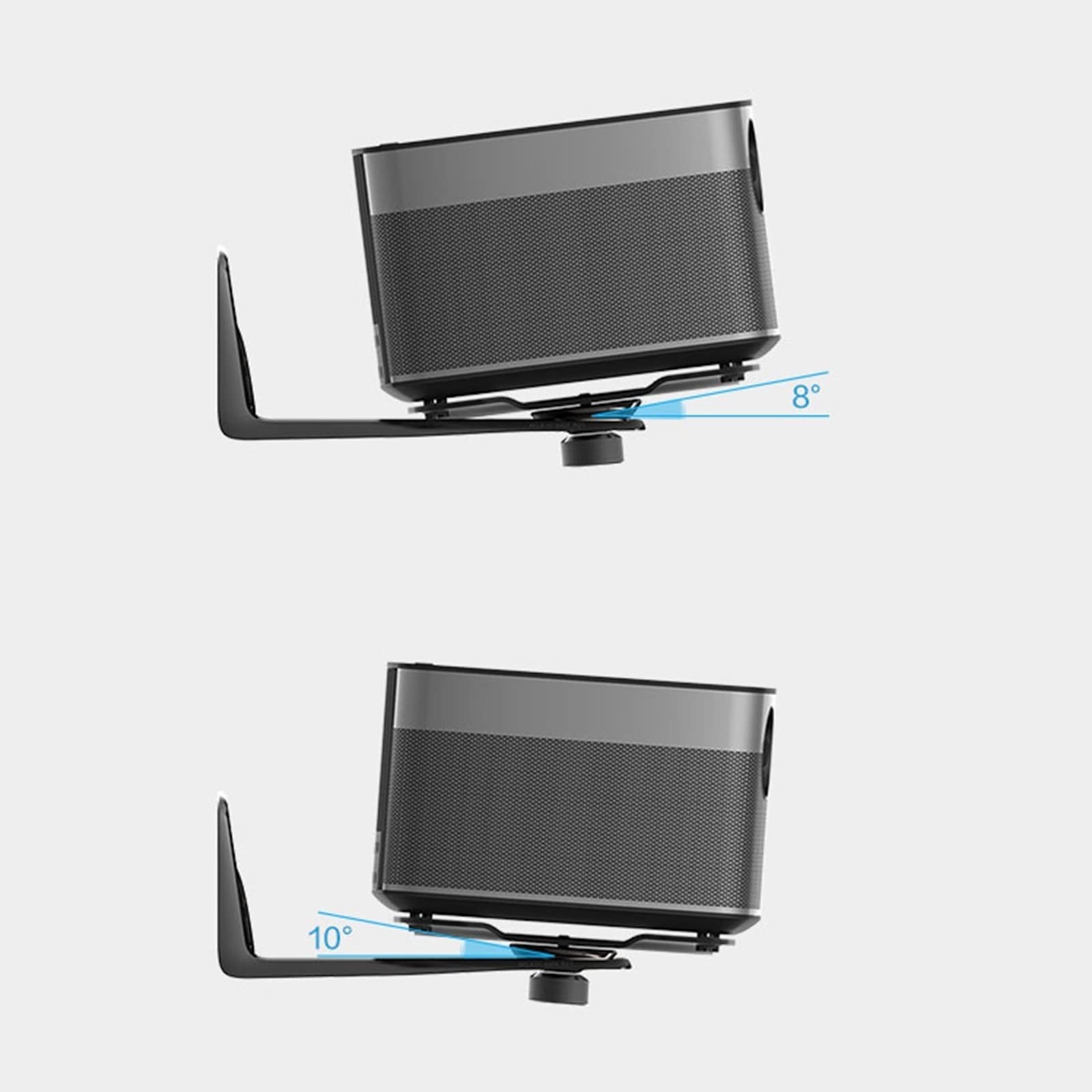 Adjustable Universal Projector Stand Tripod & Wall Mount Bracket - 360° Angle Projection Hanger for Bedroom, Home Theater, and Office Use - Perfect for Ceiling Mounting, Bedside Projection, and Movie Nights