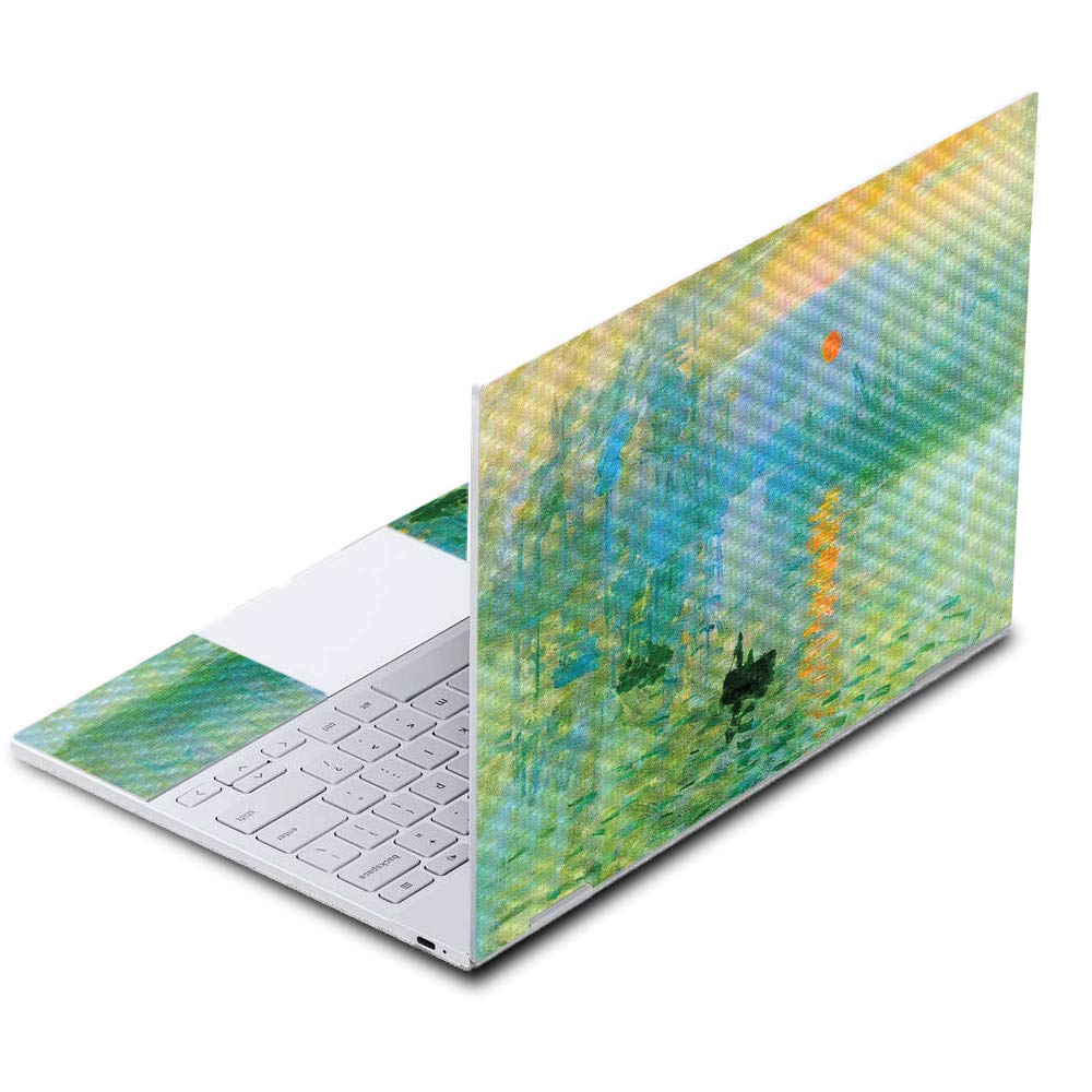 Premium Carbon Fiber Skin for Google Pixelbook - Impression Sunrise Design | Protective & Durable Textured Finish | Easy to Apply & Remove | Made in USA | Perfect for Work, Travel & School Protection