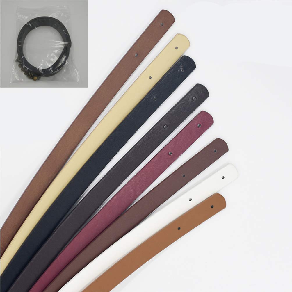 EXCEART 2PCS Leather Handbag Replacement Handles - 60CM Purse Strap for Handbags, Coin Bags & Wallets - Durable Shoulder Bag Straps for Women's Accessories | Perfect for Daily Use, Shopping & Travel