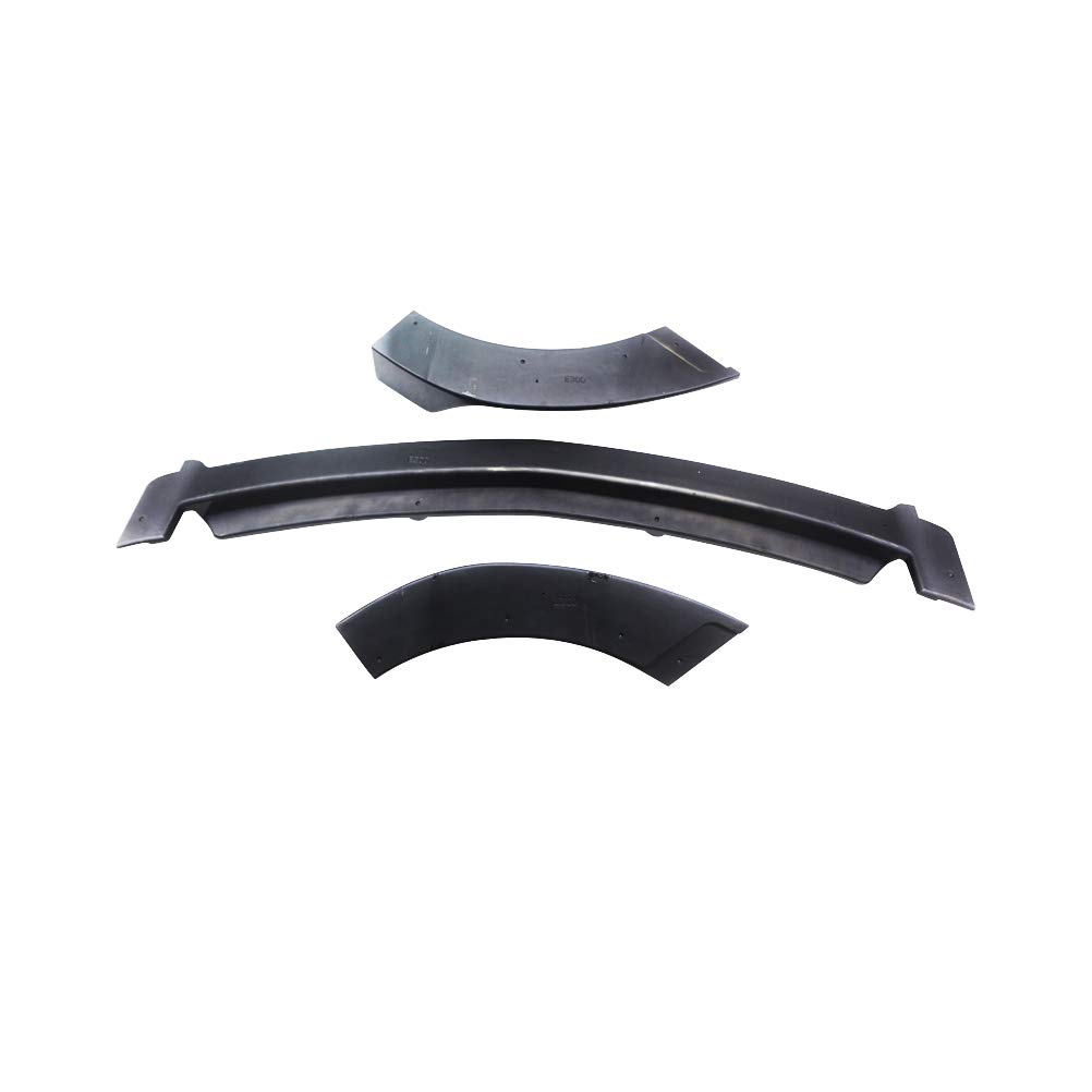 YOUNGERCAR ABS Gloss Black Front Bumper Lip Spoiler for 2016-2019 Mercedes-Benz W213 E-Class Sport Models - 3 Piece B Style Aerodynamic Kit | Enhances Appearance & Performance for Street Racing & Car Shows