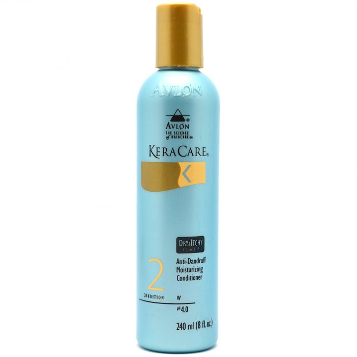 KeraCare Anti Dandruff Conditioner for Dry Scalp - 8oz Hydrating Treatment | Soothes Itchy Scalp & Eliminates Flakes | Perfect for Daily Hair Care Routine