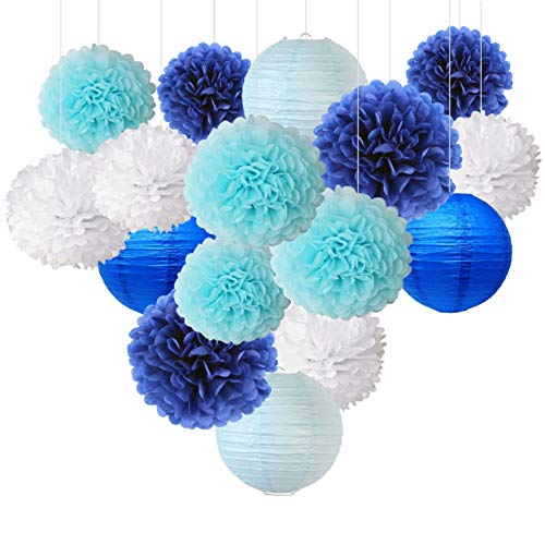 White-royal Blue-baby Blue