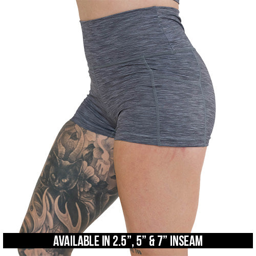 Men's Casual Athletic Shorts - Heather Grey | Comfortable Workout & Lounge Shorts for Running, Gym, and Relaxing at Home