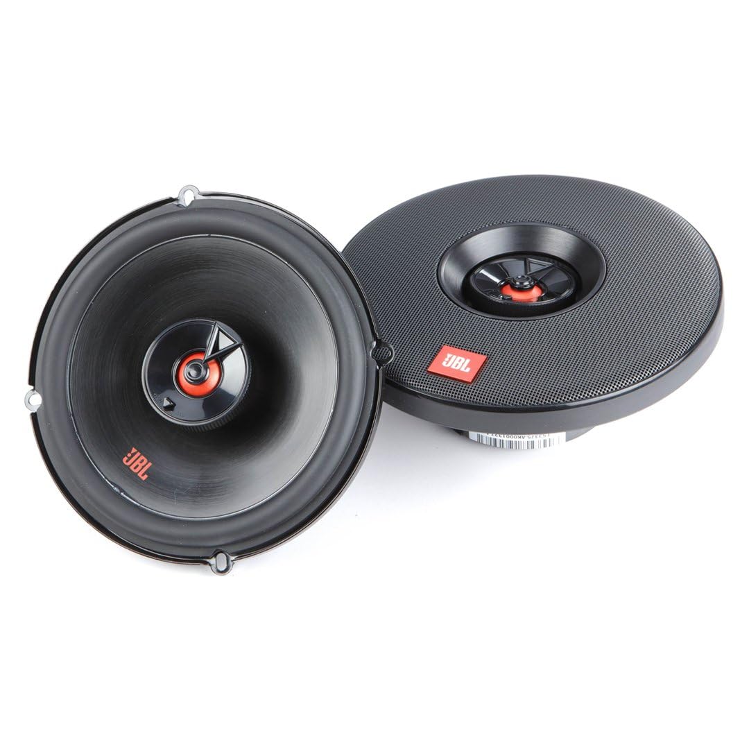 JBL Club 622 6.5 Inch 2-Way Car Audio Speakers - High Performance Coaxial Speakers for Cars, Trucks & SUVs - Perfect for Upgrading Your Vehicle Sound System