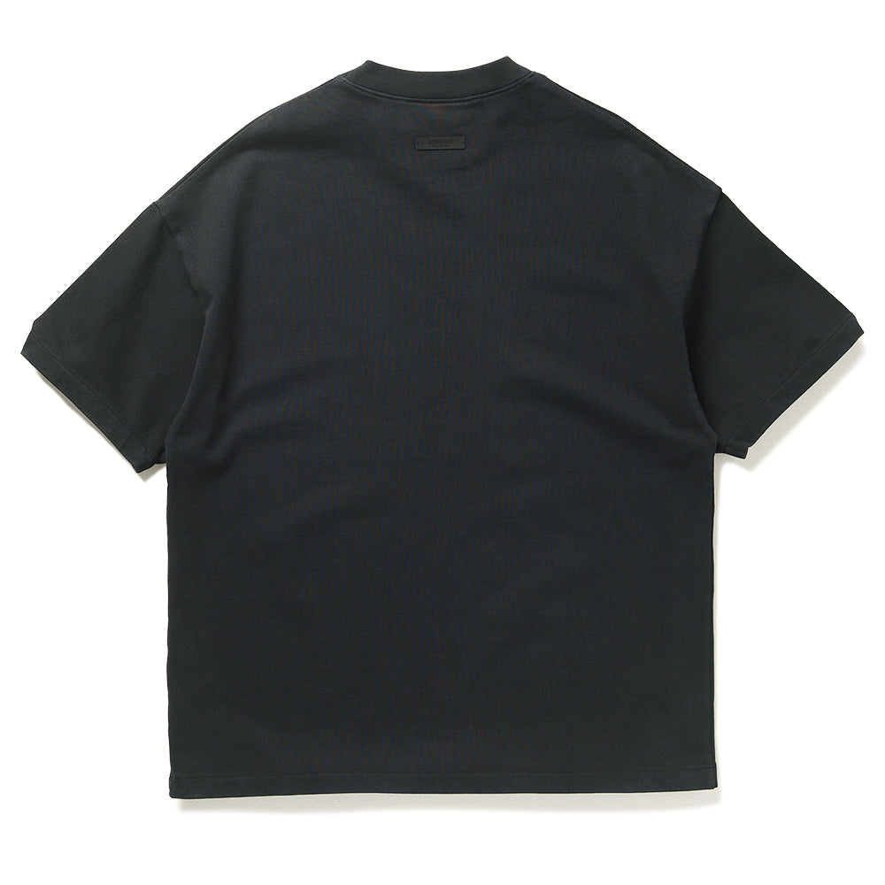 Fear of God Essentials Heavyweight Crewneck T-Shirt for Men - Black | Comfortable Streetwear & Casual Outfit Essential