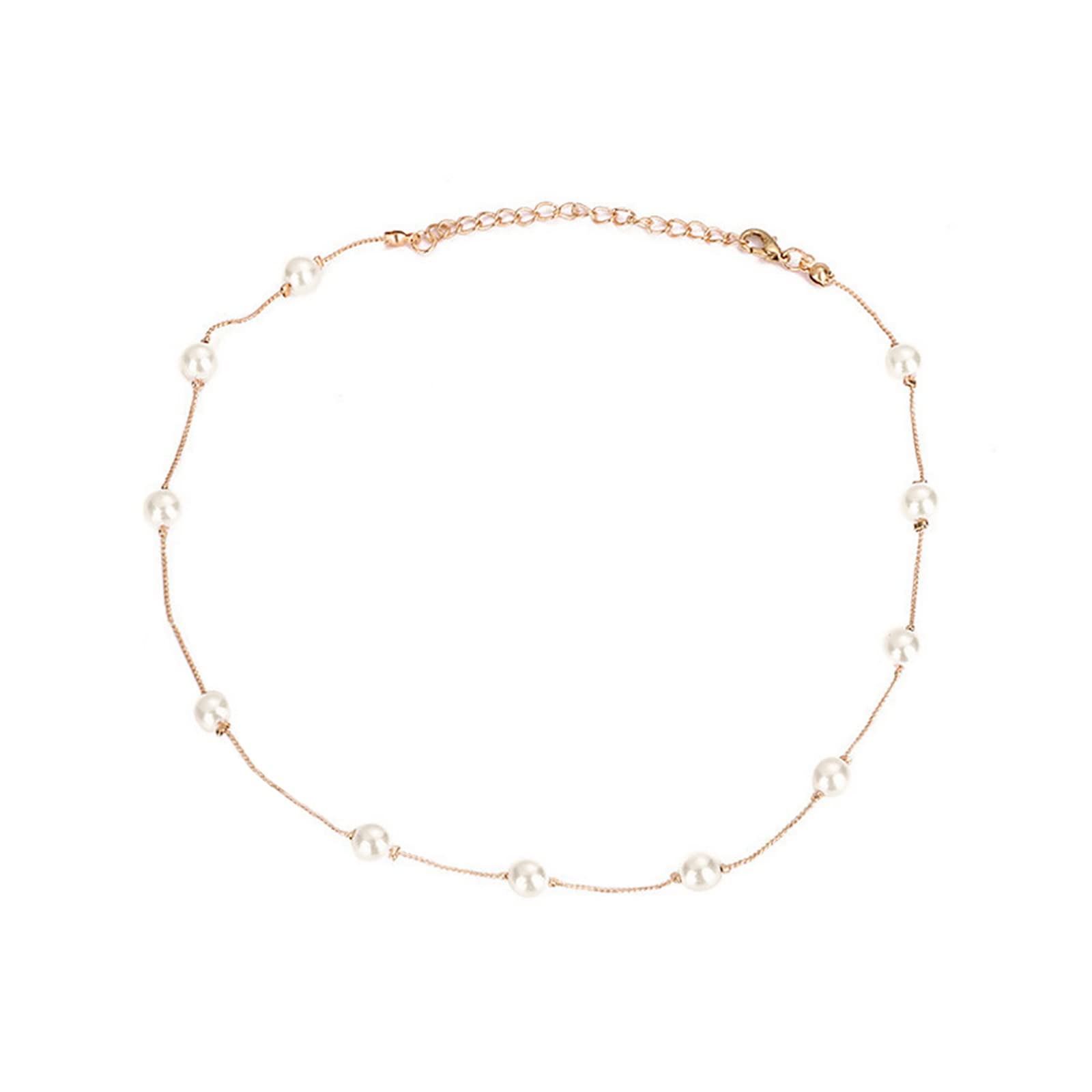 Elegant Cultured Pearl Pendant Necklace for Women - Handmade Heart-Shaped Pearl Chain Jewelry - Perfect for Weddings, Anniversaries & Special Occasions