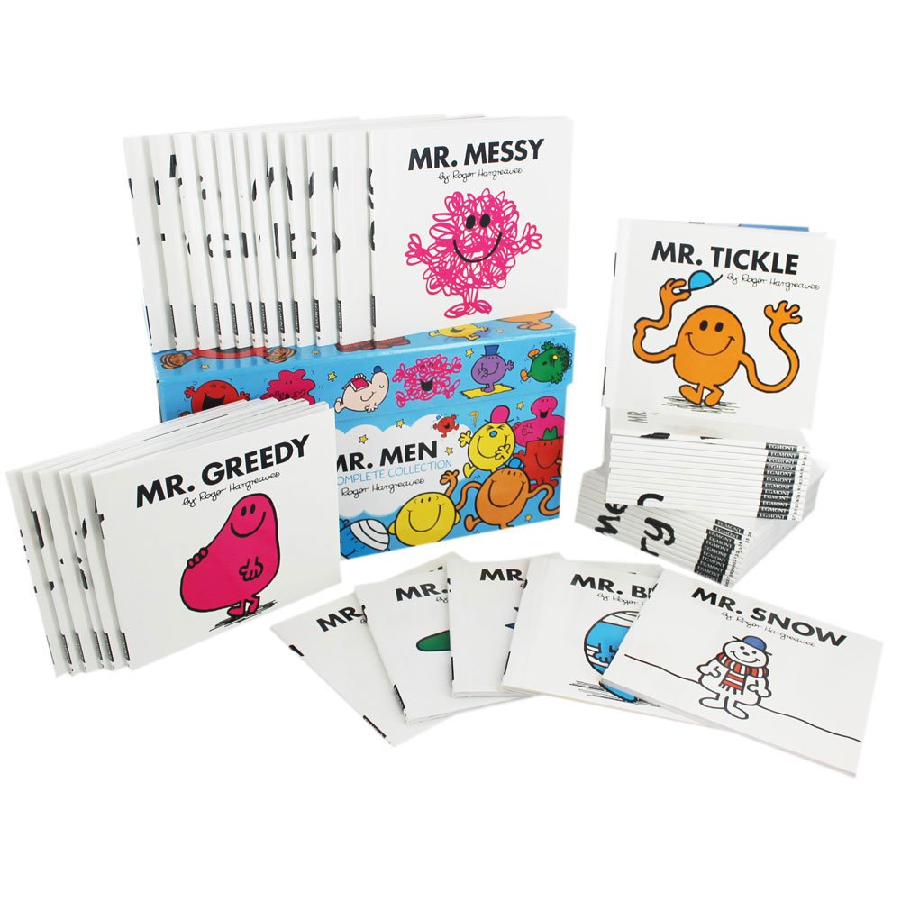 Mr. Men & Little Miss Complete Collection Box Set - 50 Classic Children's Books | Perfect for Kids Bedtime Stories, Classroom Reading & Gift Giving