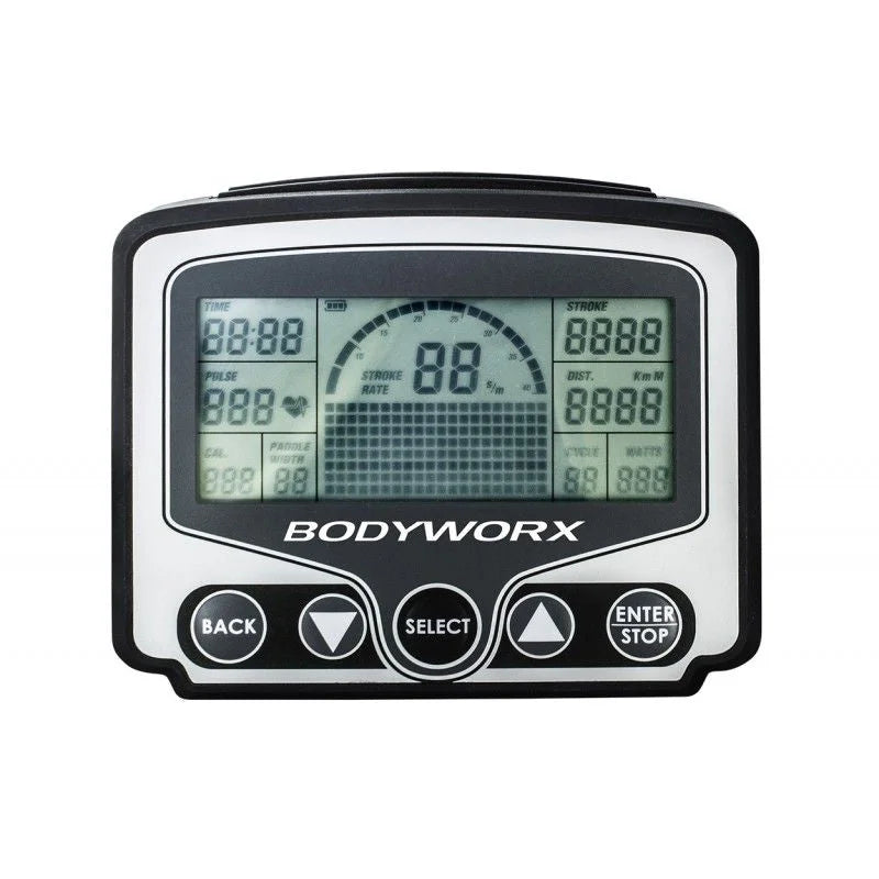 BodyworX Air Rower with Bluetooth Connectivity - Premium Home Rowing Machine for Full-Body Workout | Perfect for Home Gym, Cardio Training & Fitness Enthusiasts