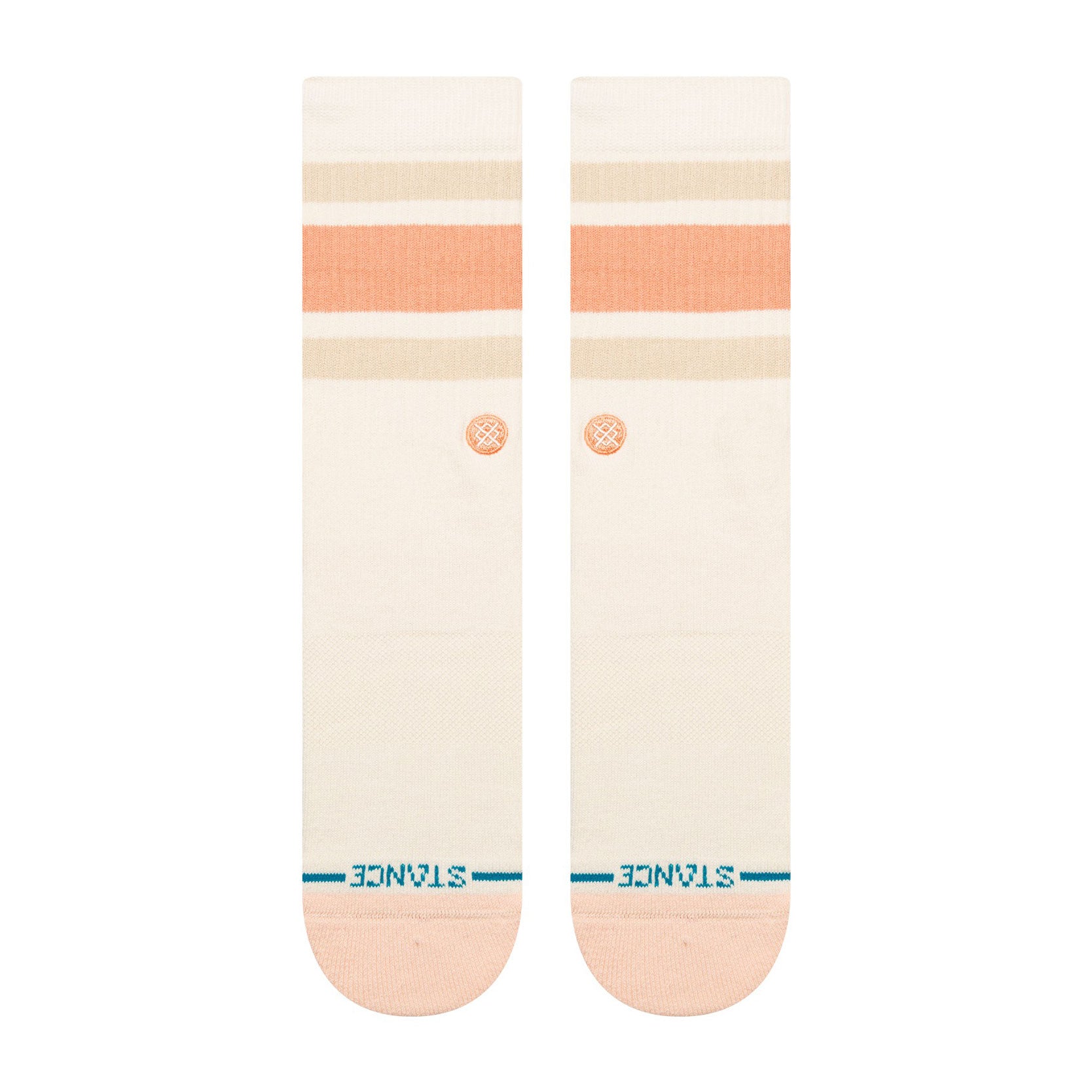 Boyd ST Peach Crew Socks for Men & Women - Comfortable Cotton Casual Socks for Daily Wear, Work, Sports & Outdoor Activities