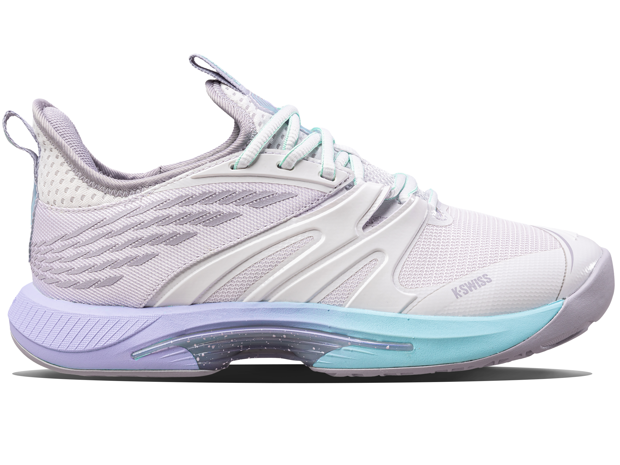 SPEEDTRAC Running Shoes 97392 020 M - Nimbus Cloud/Lilac Gray/Neon Purple Color | Lightweight Athletic Shoes for Men | Perfect for Jogging, Gym Workouts & Daily Wear