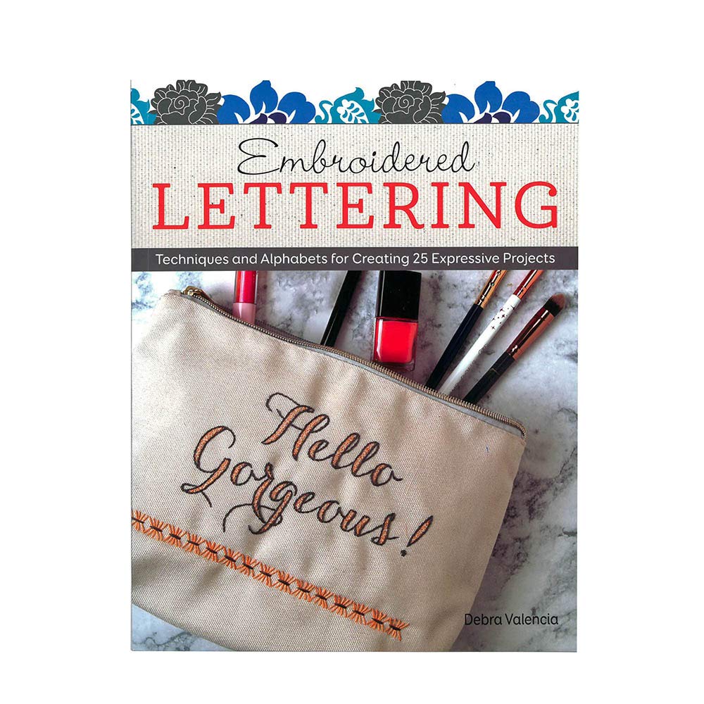Embroidery Books for Beginners & Experts – Embroidered Lettering Guide & Big Book of Stitches – Learn Loop, Straight & Cross Stitch Techniques – DIY Coasters, Tote Bags & Throw Pillows – Perfect for Home Decor & Handmade Gifts