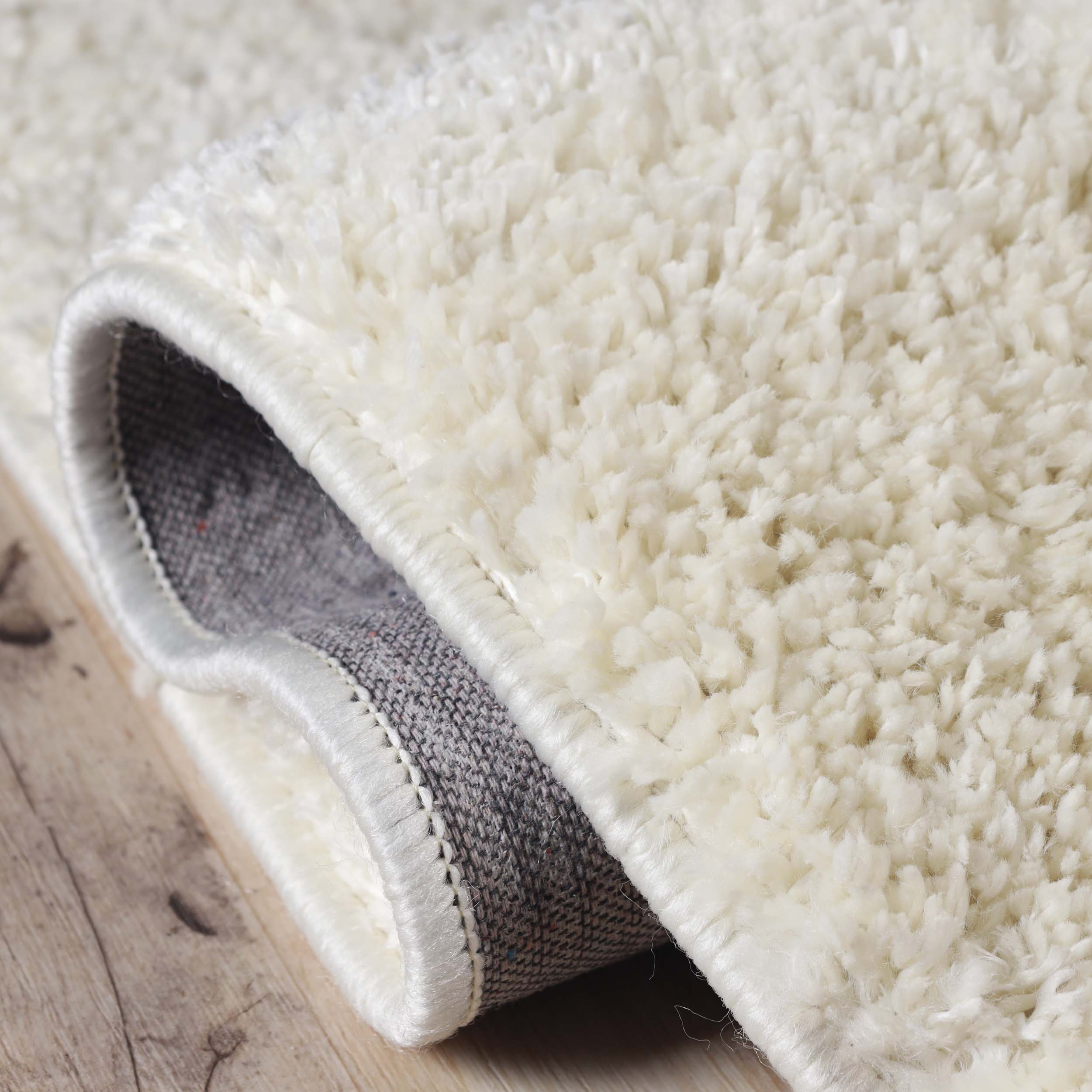 Berlin Solid Indoor Plush Shag Runner Rug - Soft Area Rug for Living Room, Bedroom, Nursery - Non-Slip Comfortable Floor Mat for Home Decor