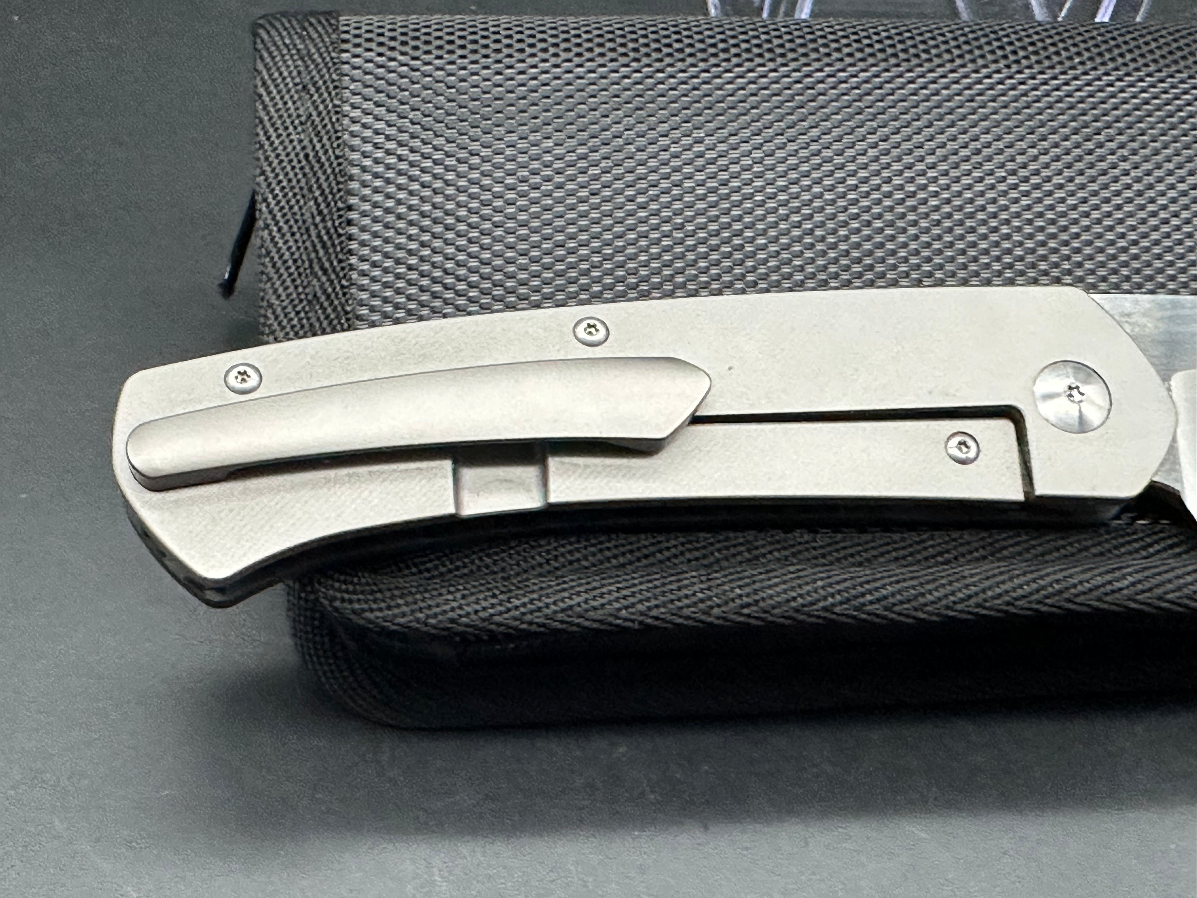 Artisan Cutlery Centauri 1839G MCF S35VN Titanium & Carbon Fiber Folding Knife - Premium EDC Pocket Knife for Outdoor, Camping, Hiking and Everyday Carry