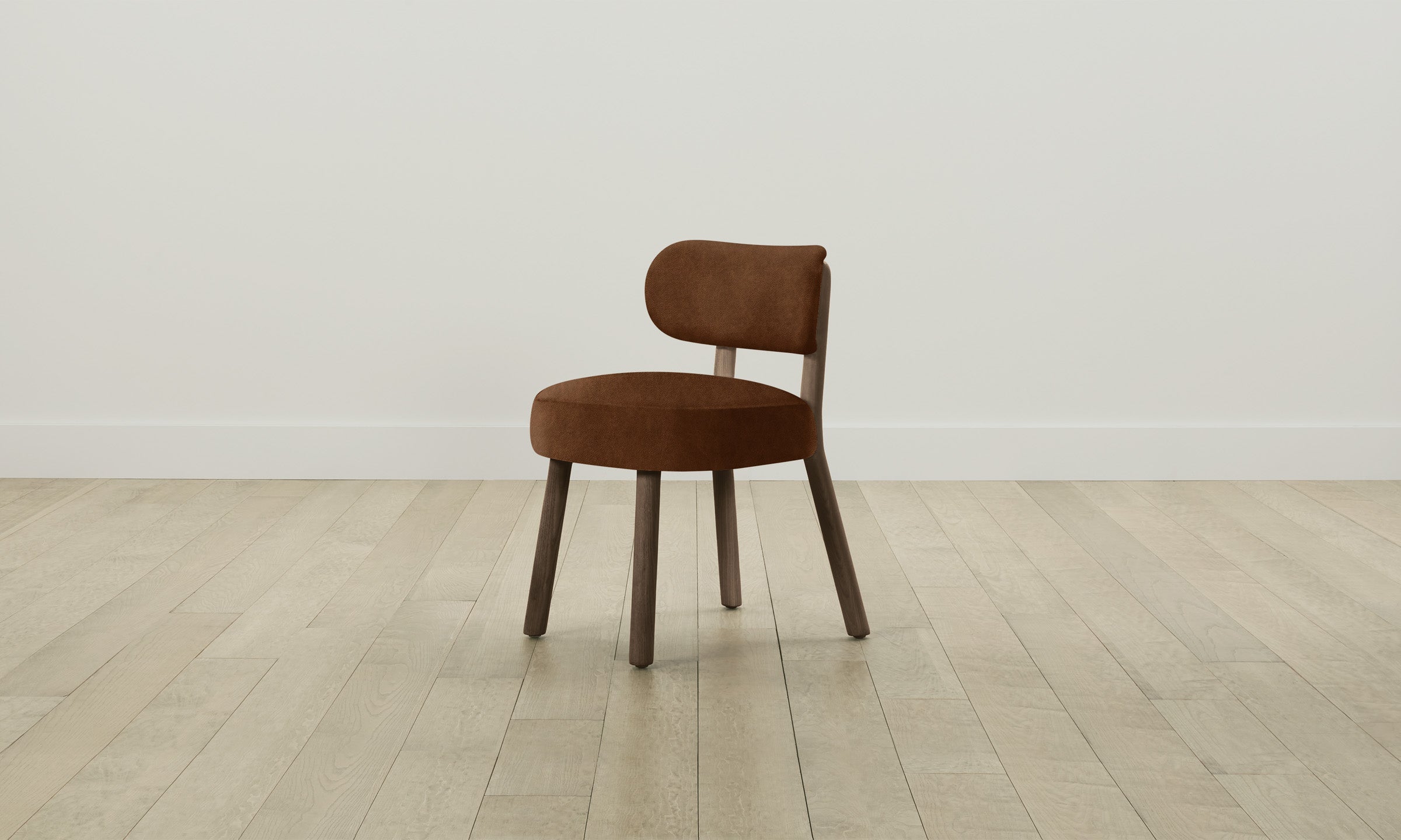 Premium Tuscan Leather Cognac Jane Dining Chair - Elegant & Comfortable for Home, Restaurant, and Office Use