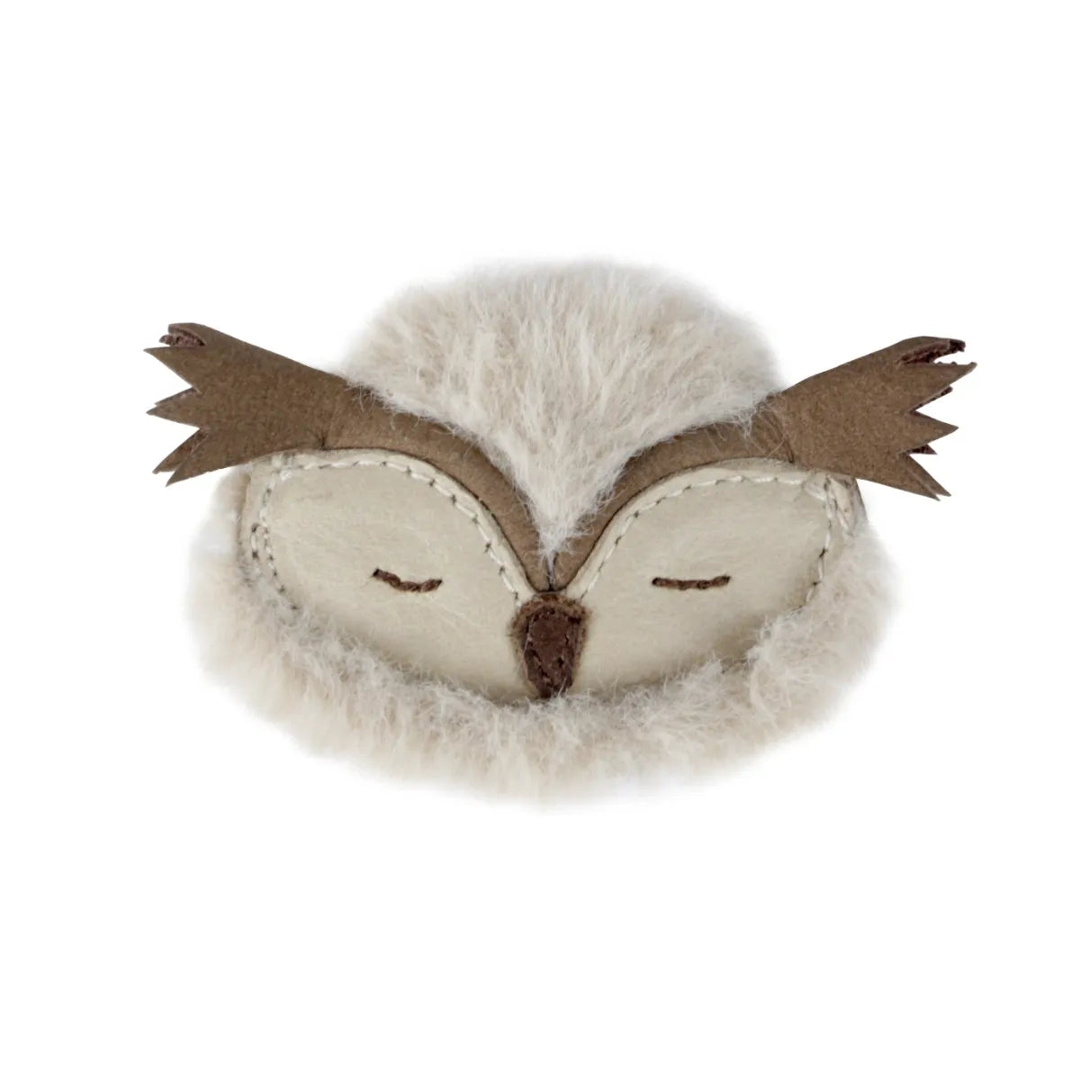 Donsje Britta Owl Leather Purse for Kids - Stylish Animal-Themed Crossbody Bag for Girls, Perfect for School, Parties & Everyday Use