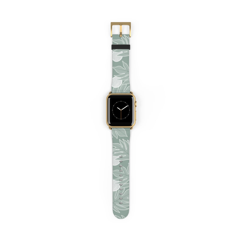 Premium Genuine Leather Ulu Apple Watch Band - Adjustable Strap for Apple Watch Series 9/8/7/6/SE/5/4/3 - Perfect for Workouts, Outdoor Adventures & Everyday Wear