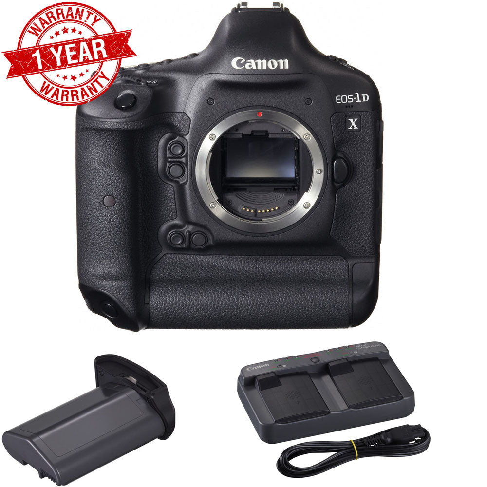 Canon EOS 1D X Professional DSLR Camera Body Only - Full Frame 18.1MP, 61-Point AF, 14fps - Perfect for Sports, Wildlife & Wedding Photography (USA Version)