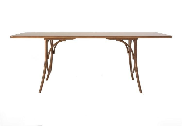 GTV Ring Bentwood Dining Table - Modern Round Wooden Table for Kitchen, Dining Room & Small Spaces - Perfect for Family Meals & Entertaining Guests