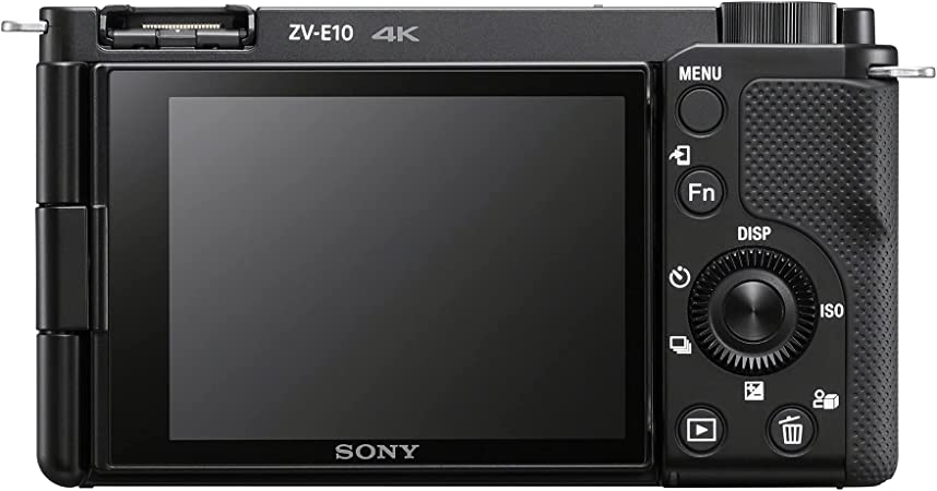 Sony ZV-E10L/BQ E38 Mirrorless Camera for Vlogging - 4K Video, Built-in Microphone, Flip Screen | Perfect for YouTube, Travel, and Content Creation