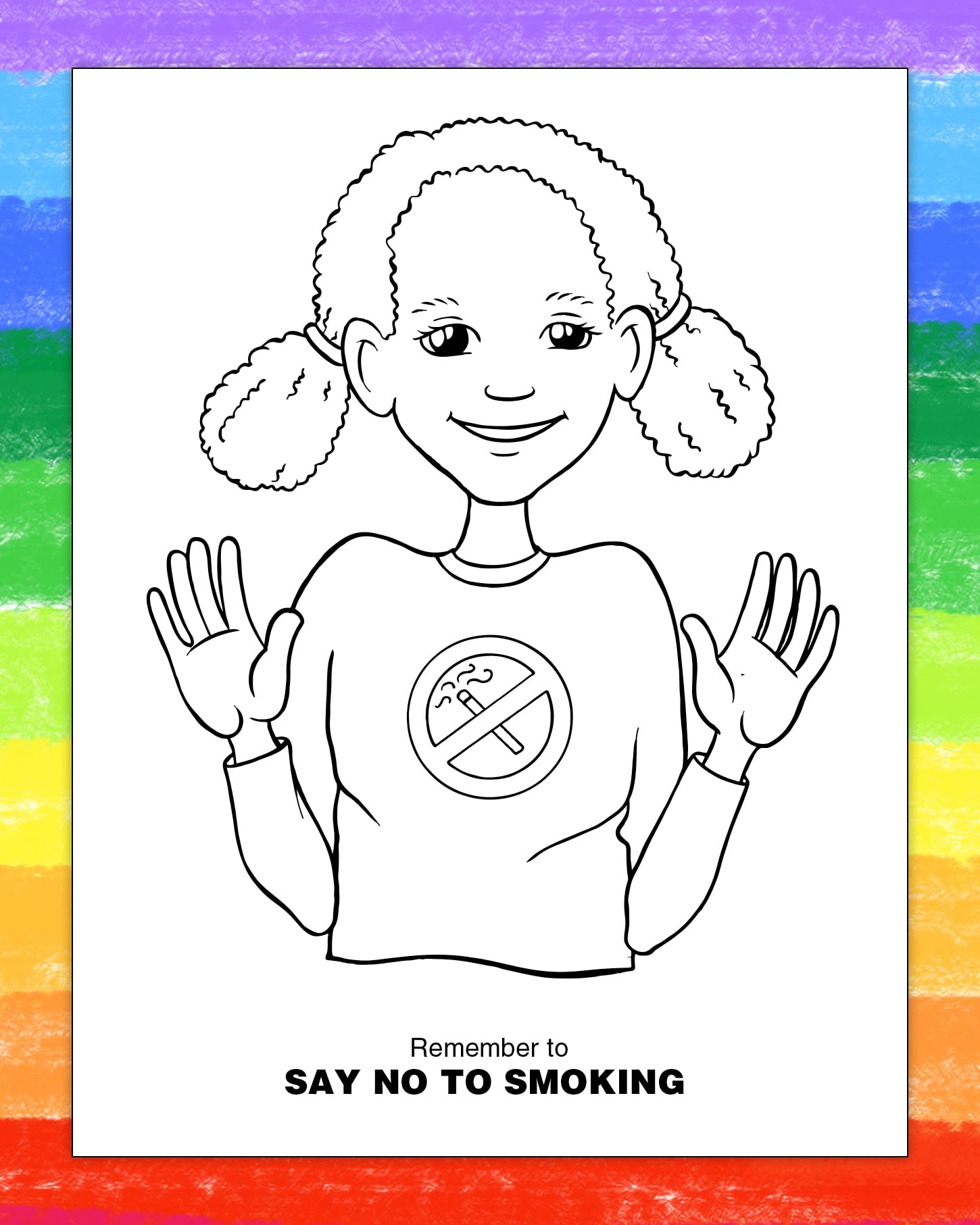 ZOCO Anti-Smoking Educational Coloring Books for Kids - 250 Pack with Crayons | Fun Activities, Puzzles & Games | Perfect for Schools, Community Events & Health Awareness Programs