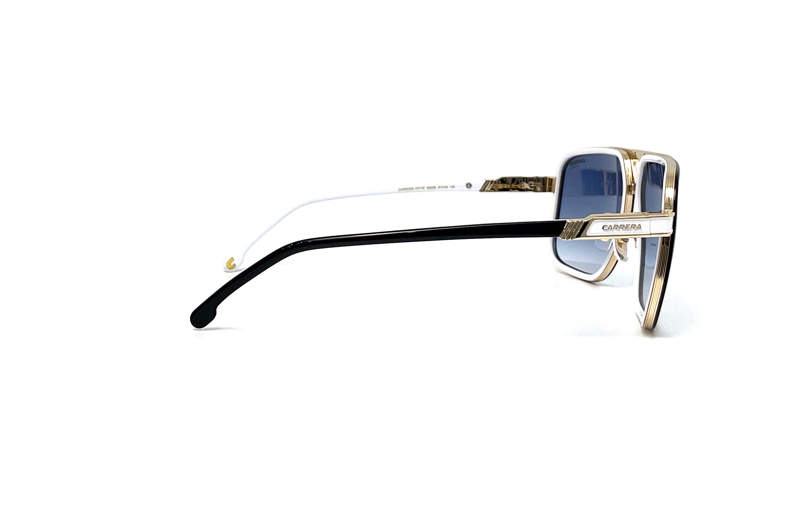 Carrera 1071/S Black & White Sunglasses - Polarized UV Protection for Men & Women - Perfect for Driving, Running, and Outdoor Activities