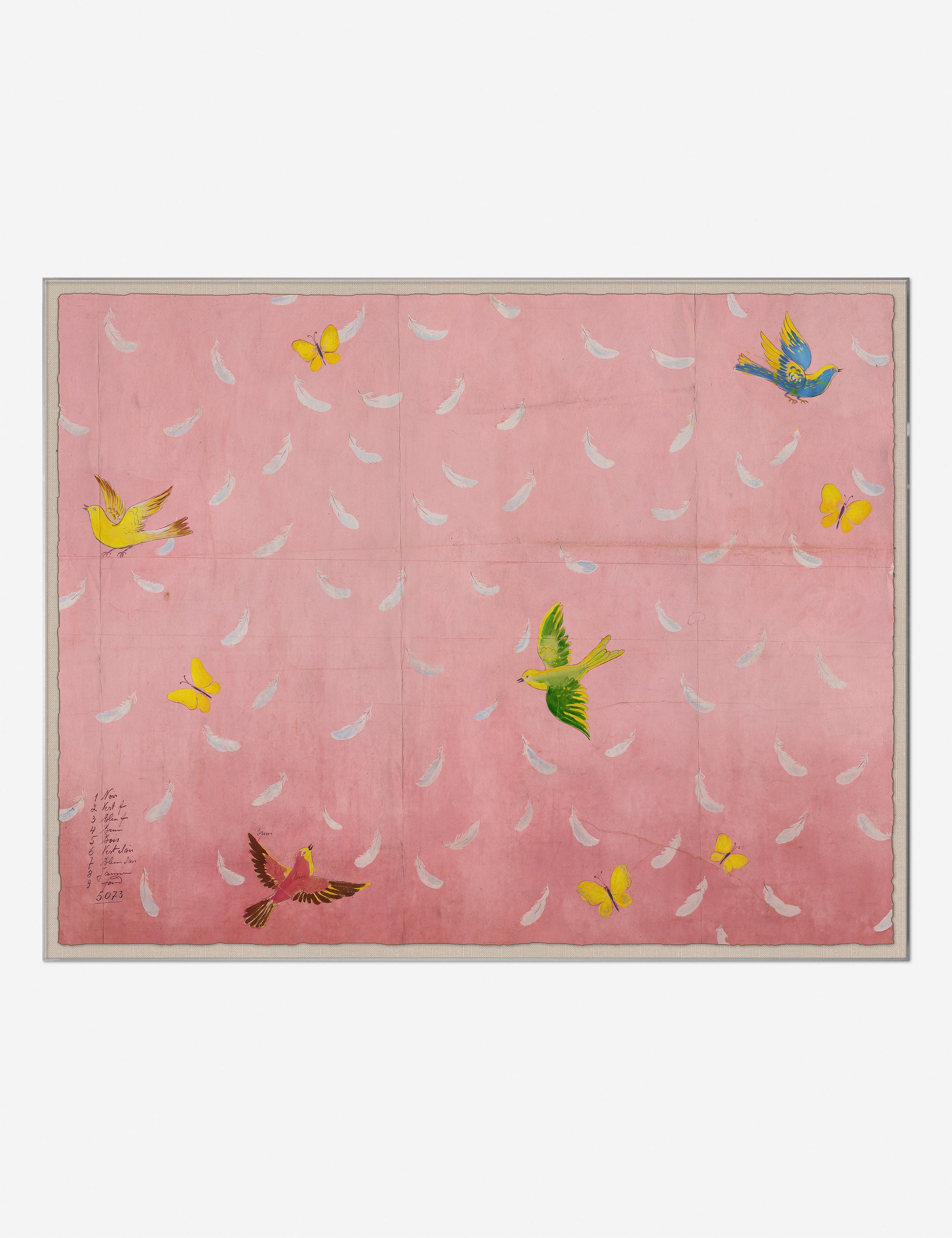 Feather Print Scarf by Paule Marrot - Lightweight Fashion Accessory for Women, Perfect for Spring & Summer Outfits, Office Wear, and Special Occasions