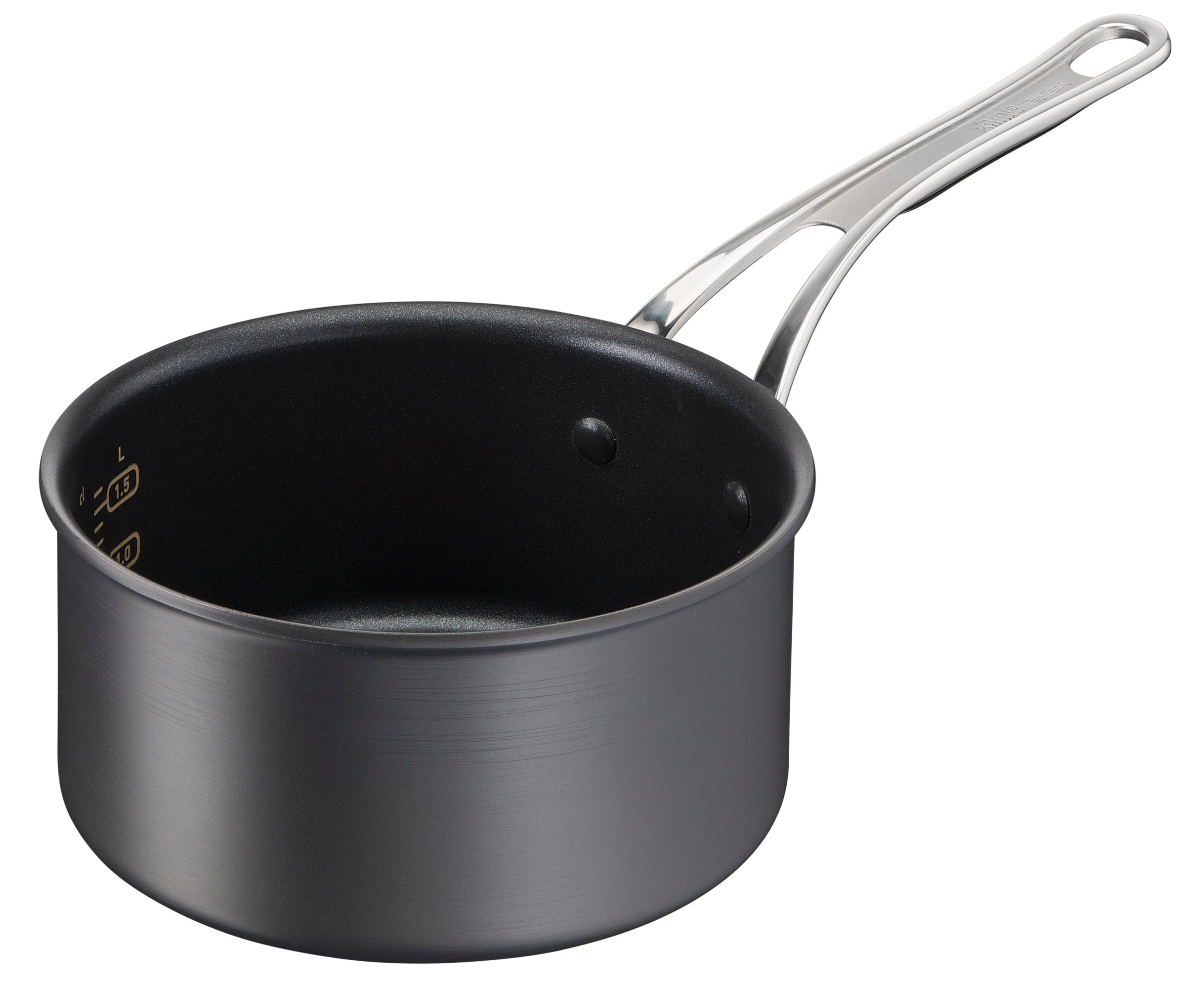 Jamie Oliver by Tefal 5-Piece Nonstick Cookware Set - Hard Anodized Induction Compatible Pots & Pans for Professional Cooking, Baking & Everyday Meals