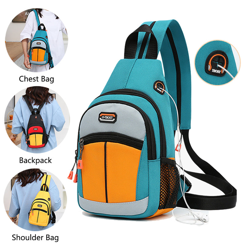 Women's Multifunctional Sport Backpack with USB Charging Port - Gym, Travel & Workout Bag for Active Lifestyles