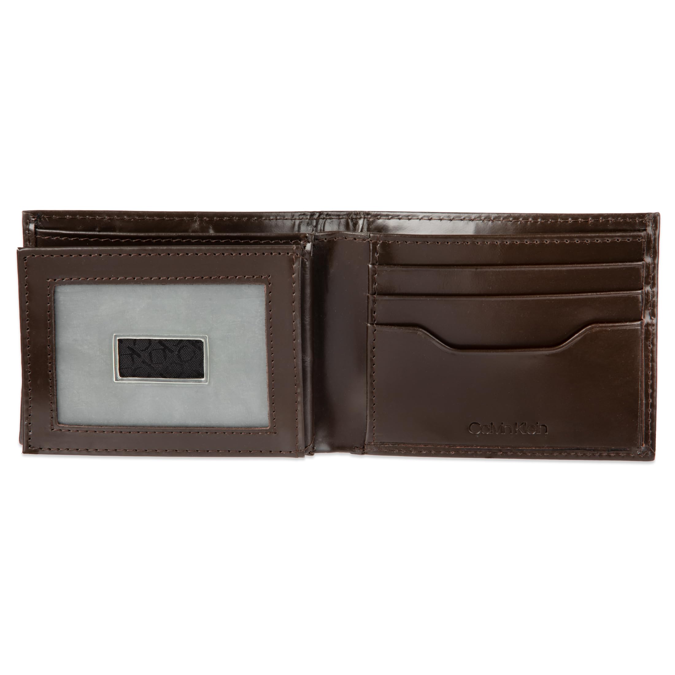 Calvin Klein Men's Slim RFID Blocking Leather Wallet Set - Minimalist Bifold & Card Holder for Everyday Use | Perfect Gift for Dad, Husband, Boyfriend | Business, Travel, Office Essentials