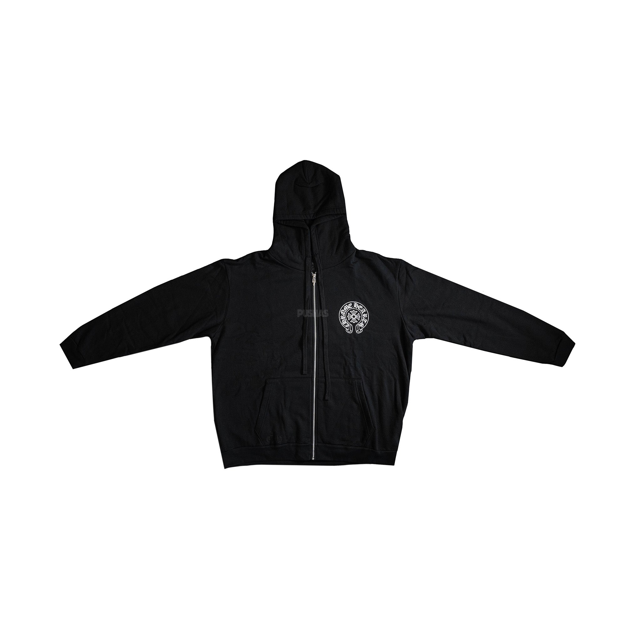 Chrome Hearts Tokyo Exclusive Horse Shoe Zip Up Hoodie Black - Stylish Streetwear for Urban Fashion & Casual Outfits