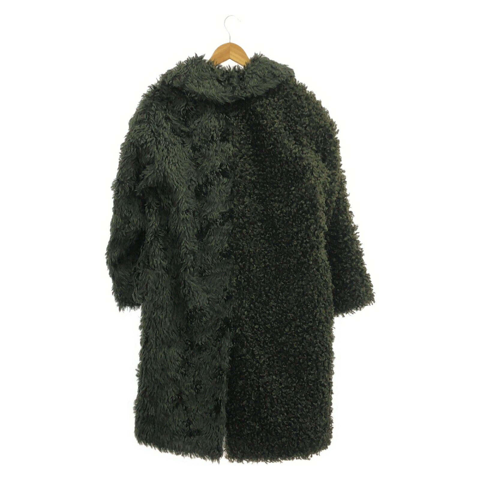 3.1 Phillip Lim Green Fur Coat for Women - XS Size | Luxurious Winter Outerwear for Parties & Events