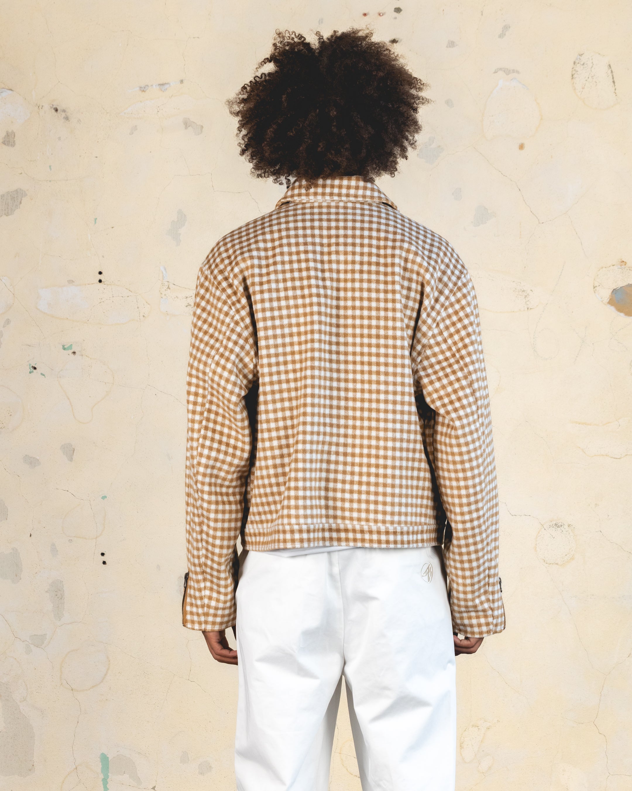 404 Studio Cropped Jacket in Brown/Tan - Stylish Women's Outerwear for Casual Wear & Street Fashion