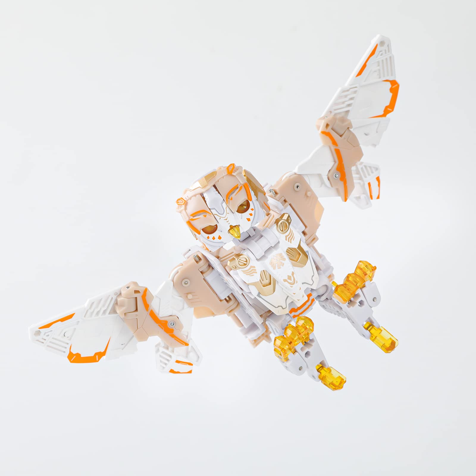 52TOYS BEASTBOX BB-41 WHITENOISE Owl Transformable Action Figure - 2.8 Inch Collectible Deformable Toy (2-in-1 Design) - Perfect Gift for Teens & Adults (Ages 15+) - Great for Birthday Parties, Collections & Display Shelves
