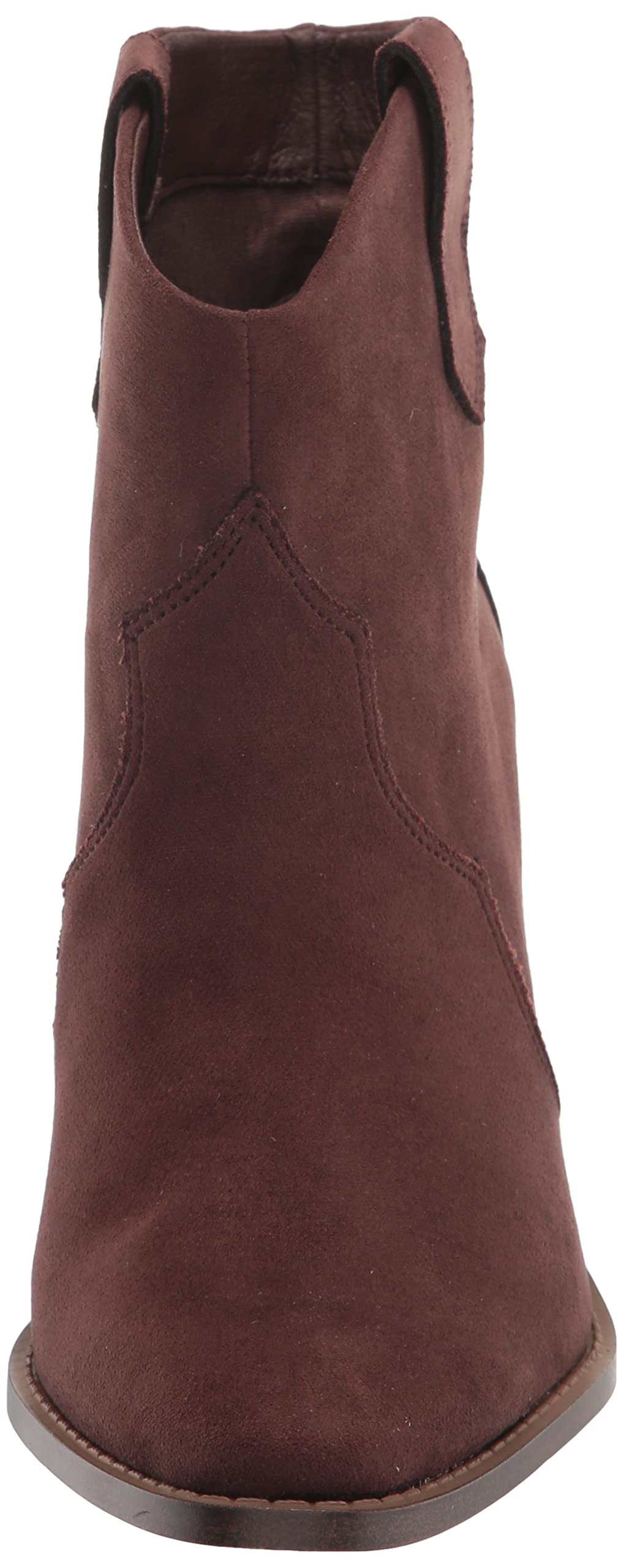 Chinese Laundry Women's Bonnie Suedette Western Boot - Stylish Cowgirl Boots for Women | Comfortable & Fashionable Ankle Boots for Country, Rodeo, and Everyday Wear