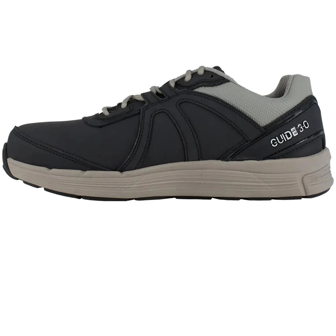 Men's Steel Toe Athletic Work Shoes - Navy/Grey - Lightweight Safety Shoes for Construction, Warehouse & Outdoor Work