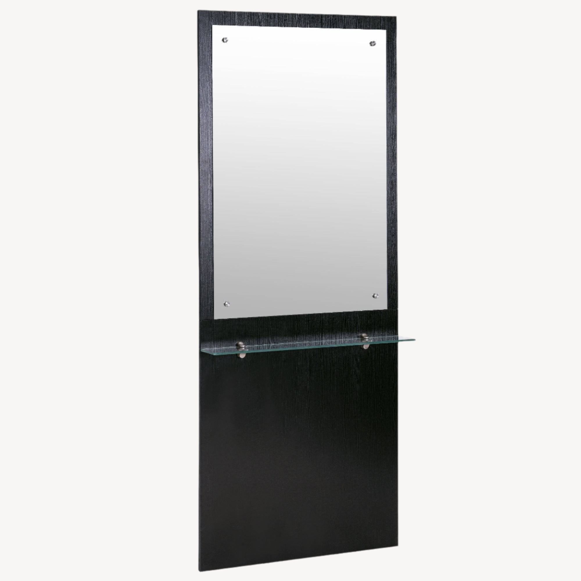 Stylish Wall Mount Barber Station - Professional Salon & Home Haircut Tool with Mirror & Storage - Perfect for Barbershops, Salons & Home Grooming