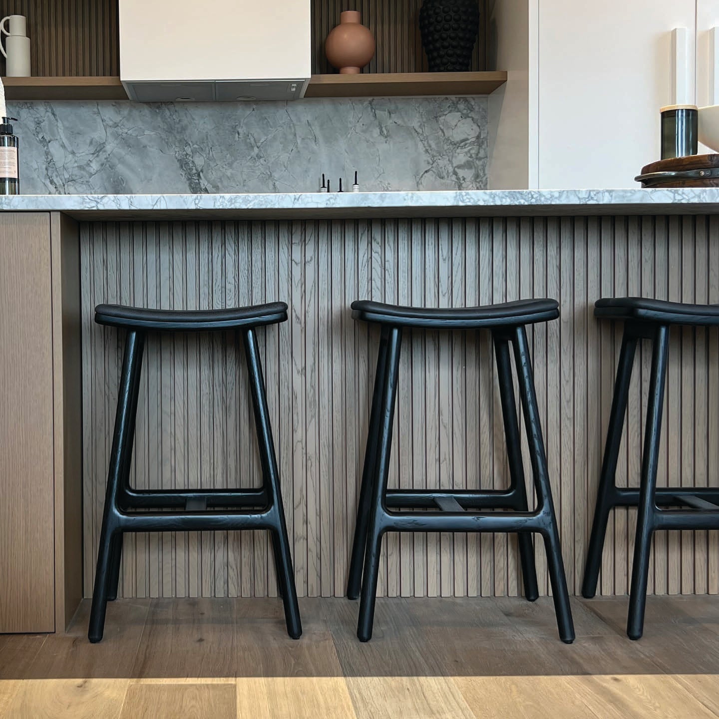Unique Upholstered Stool - Modern Accent Stool for Living Room, Bedroom & Entryway - Comfortable & Stylish Home Decor Furniture