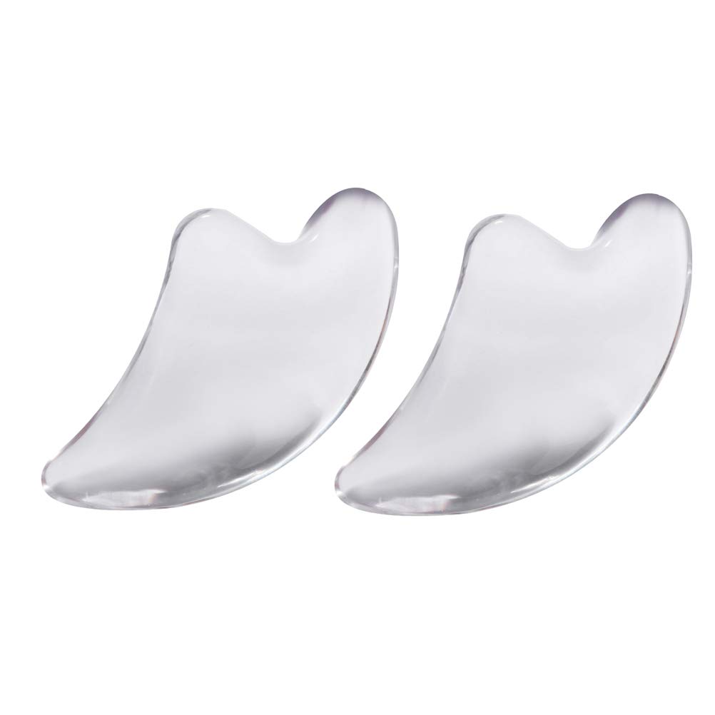 2pcs Gua Sha Massage Tools Set - Jade Facial Scraping Board for Face & Body, Beauty Skin Care & Lymphatic Drainage - Perfect for Relaxation, Anti-Aging & Glowing Skin at Home or Spa
