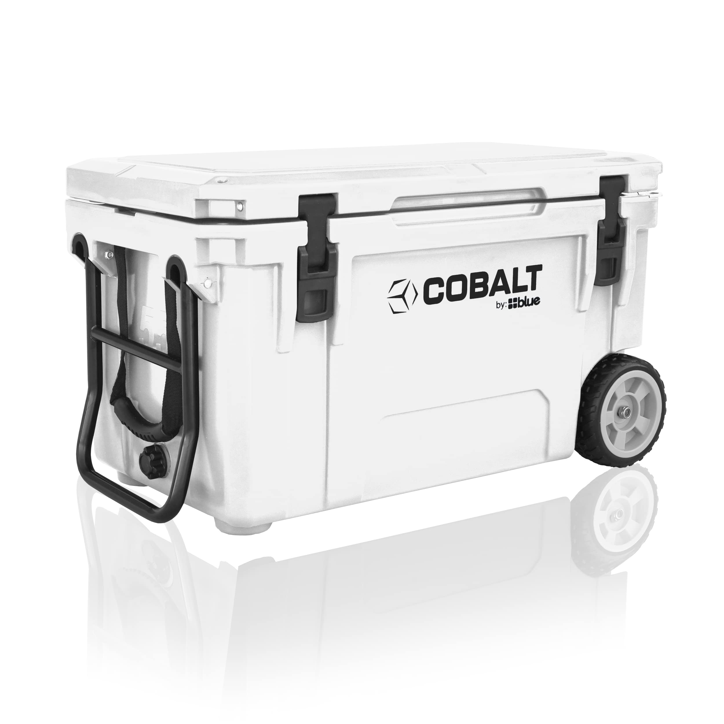 Cobalt 55 Quart Roto-Molded Super Ice Cooler - Heavy Duty Large Ice Chest Keeps Ice for 3 Days | Perfect for Camping, Fishing, Beach Trips & Outdoor Adventures